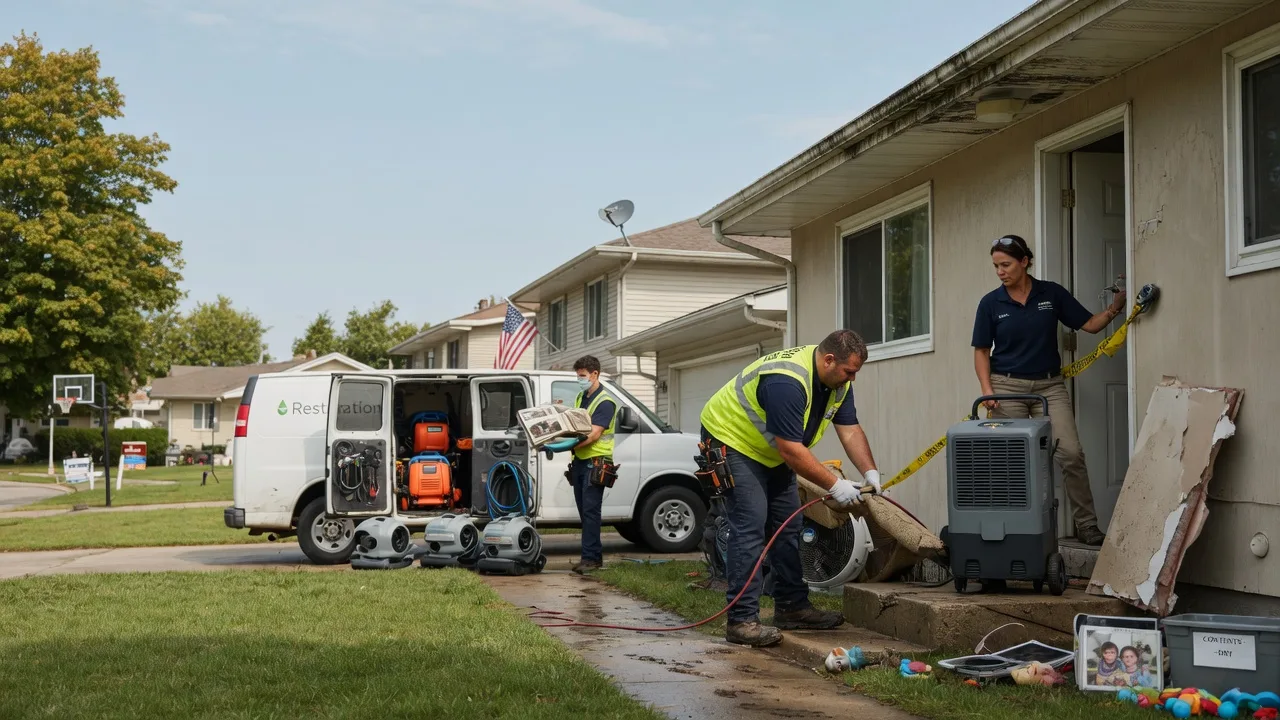 Water Damage Restoration in Turkey, NC near me